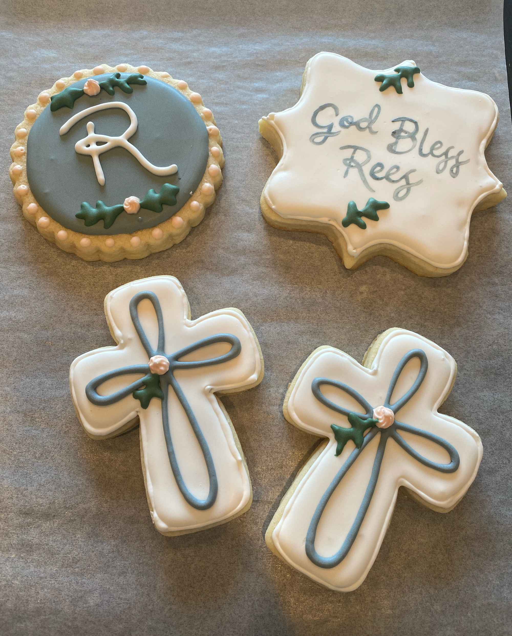 baptism cookies